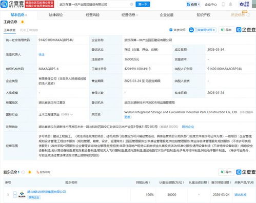 武漢存算一體產(chǎn)業(yè)園區(qū)建設(shè)公司成立，加速區(qū)域數(shù)字經(jīng)濟(jì)發(fā)展
